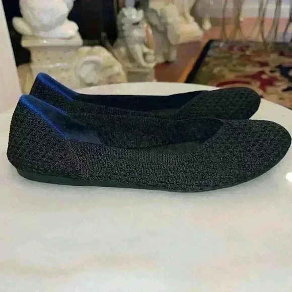 Rothy’s Flats Black Honeycomb Round Toe - Retired sz 8 - Picture 1 of 8